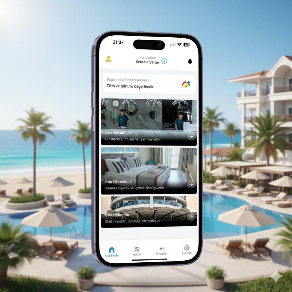 Otel bölge keşif sistemi